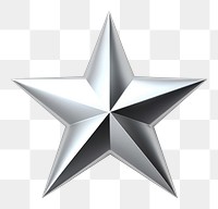 PNG Metalic Star symbol white background simplicity. AI generated Image by rawpixel.