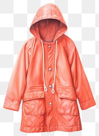 PNG Raincoat sweatshirt jacket red. 