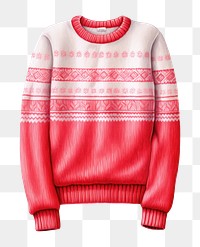 PNG Sweater sweatshirt red  