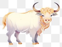 PNG Chinese ox livestock buffalo mammal. AI generated Image by rawpixel.