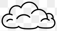 PNG Cloudy white monochrome daytime. AI generated Image by rawpixel.