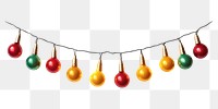 PNG  Garland lamp lighting holiday white background