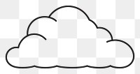 PNG Cloud white line sky. AI generated Image by rawpixel.