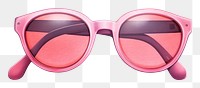 PNG  Retro Fashion Sunglasses sunglasses fashion red. AI generated Image by rawpixel.