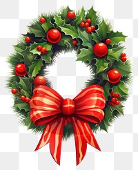 PNG Christmas wreath christmas illuminated celebration. AI generated Image by rawpixel.
