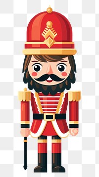 PNG Christmas nutcracker white background representation creativity. AI generated Image by rawpixel.