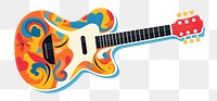 PNG Guitar white background performance creativity