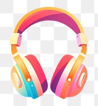 PNG Headphones headphones headset white background. AI generated Image by rawpixel.