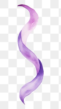 PNG  Spiral purple line ribbon banner drawing white background creativity. AI generated Image by rawpixel.