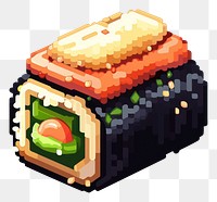 PNG Cute sushi rice food dish. AI generated Image by rawpixel.