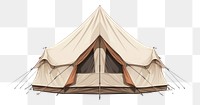 PNG Outdoors camping tent barquentine. AI generated Image by rawpixel.