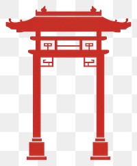 PNG Chinese frame gate white background architecture. AI generated Image by rawpixel.