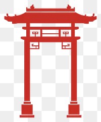 PNG Chinese frame gate white background architecture. 