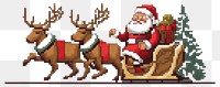 PNG Santa claus christmas mammal deer. AI generated Image by rawpixel.