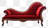 Lounge furniture chaise red