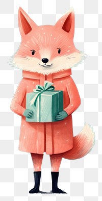PNG Fox winter nature snow. AI generated Image by rawpixel.