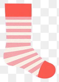 PNG Sock art christmas clothing. AI generated Image by rawpixel.