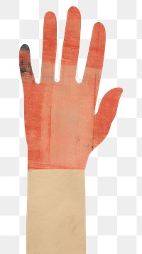 PNG Glove hand clothing pattern. 