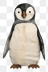 PNG Penguin animal bird representation. AI generated Image by rawpixel.