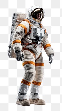 PNG Astronaut standing adult white background. AI generated Image by rawpixel.