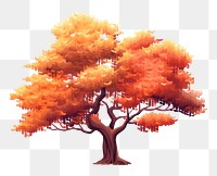 PNG Autumn tree outdoors autumn plant. AI generated Image by rawpixel.