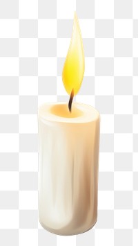 PNG Candle fire white background illuminated. AI generated Image by rawpixel.