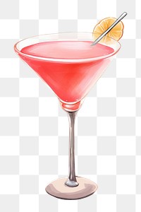 PNG Cocktail martini drink  