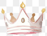 PNG  Crown white background accessories accessory. AI generated Image by rawpixel.