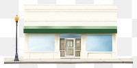 PNG Folower store city architecture dollhouse. AI generated Image by rawpixel.