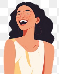 PNG Laughing adult happy togetherness. AI generated Image by rawpixel.