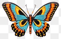 PNG  Butterfly insect animal white background. AI generated Image by rawpixel.