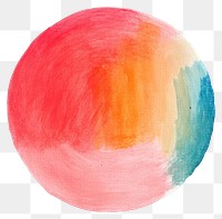 PNG Circle abstract painting shape. AI generated Image by rawpixel.