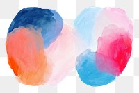PNG Shape backgrounds painting abstract. AI generated Image by rawpixel.