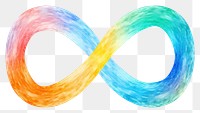 PNG Infinity shape white background creativity. AI generated Image by rawpixel.