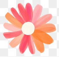 PNG Cute flower petal daisy plant. AI generated Image by rawpixel.