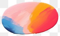 PNG Oval painting drawing shape. AI generated Image by rawpixel.