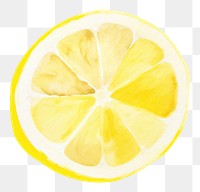 PNG Lemon fruit food white background. AI generated Image by rawpixel.