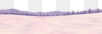 PNG  Landscape snow backgrounds outdoors. AI generated Image by rawpixel.