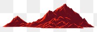 PNG Fire mountain volcano lava. AI generated Image by rawpixel.