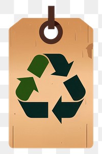 PNG Recycle tag symbol white background recycling. 