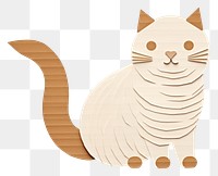 PNG Cat animal mammal craft. AI generated Image by rawpixel.