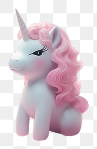 PNG Cute unicorn cartoon outdoors animal. AI generated Image by rawpixel.