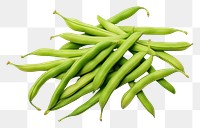 PNG  Raw green beans vegetable plant food. AI generated Image by rawpixel.