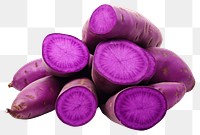 PNG  Purple yams vegetable plant food. AI generated Image by rawpixel.