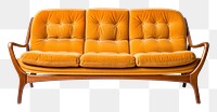 PNG  Retro furniture sofa comfortable. AI generated Image by rawpixel.
