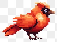 PNG Cartoon bird animal creativity pixelated. AI generated Image by rawpixel.