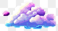 PNG Cloud purple sky technology. AI generated Image by rawpixel.