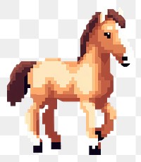 PNG Cute horse shape animal mammal livestock. AI generated Image by rawpixel.