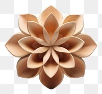 3D flower shape wood accessories simplicity