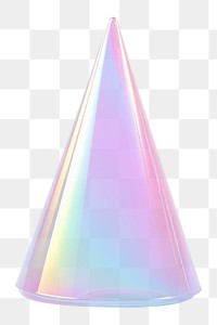 PNG  Cone shape white background celebration. AI generated Image by rawpixel.